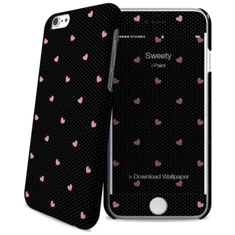 Sweety 4.7" Cover Nero, Rosa - Foto 1
