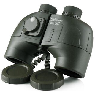 Binocolo Impermeabile 10x50 BOSSDUN Con Bussola Illuminata E Telemetro – Militare, Per Caccia E Birdwatching