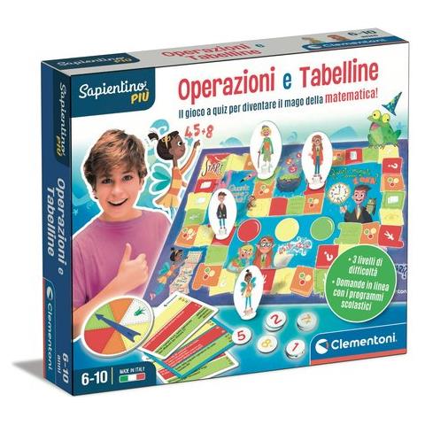 Gioco Educativo Clementoni 16596 Sapientino Operazioni E Tabelline - Foto 1