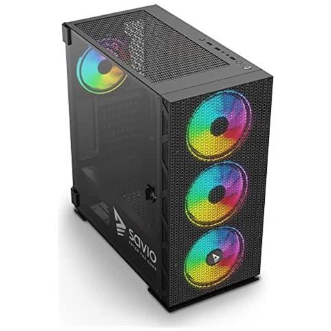 Case Raptor X1 Midi Tower Micro-ATX / Mini-ITX 2 Porte USB 2.0 1xUSB 3.0 Colore Nero. - Foto 2