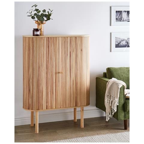 Armadio Manara Legno Di Paulownia Marrone Chiaro - Foto 1