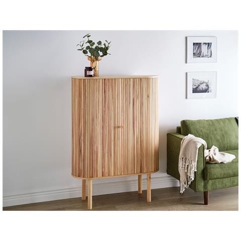 Armadio Manara Legno Di Paulownia Marrone Chiaro - Foto 6