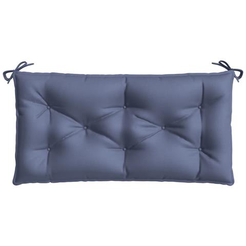 Cuscino Panca Giardino Blu Marino 100x50x7cm In Tessuto Oxford - Foto 2