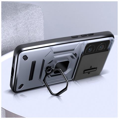 Cover Per Xiaomi 14 Anello Supporto Coprifotocamera Scorrevole - Foto 5