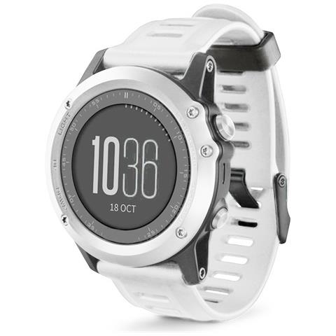 Bracciale Per Garmin Fenix 3 Hr / 6x Gps / 5x Sapphire /descent Mk1 White - Foto 2