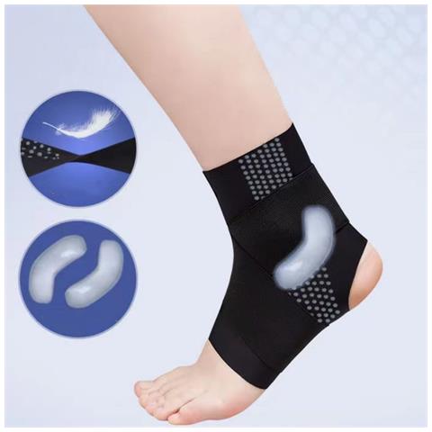 Supporto Per Caviglia Invisibile Ultrasottile Black Xl - Foto 6