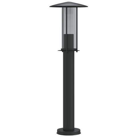 Lampada Da Terra Per Esterni Nera 60 Cm In Acciaio Inox - Foto 2