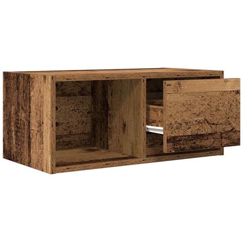 Mobili Porta TV 2 pz Legno Antico 60x31x25,5 cm in Truciolato - Foto 2