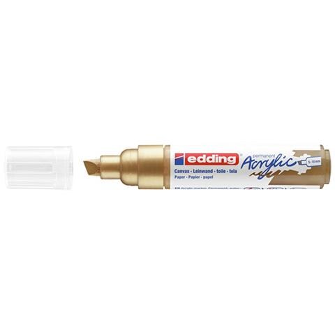 5000 Acrylic Marker Broad marcatore permanente Punta smussata Oro 1 pz - Foto 1