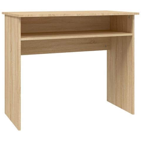 Scrivania Rovere Sonoma 90x50x74 Cm In Legno Multistrato - Foto 1