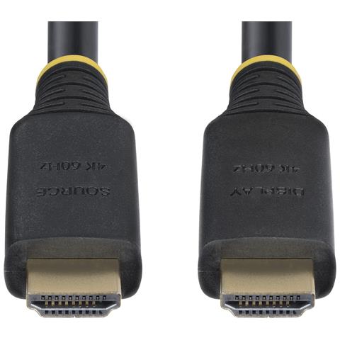 Cavo HDMI attivo ad alta velocità da 15m, 4K 60Hz / 1440p 144Hz, HDR10/HDCP 2.2/ARC, 18Gbps, cavo UHD HDMI 2.0 per TV /Monitor /Display, rivestimento in TPE - Foto 8