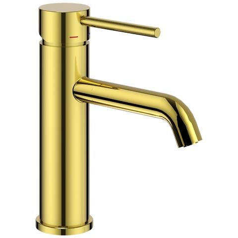 Miscelatore Monocomando Jazz Per Lavabo Installazione Rapida Acqua Calda Fredda *** Finitura- : Oro Lucido - Foto 1