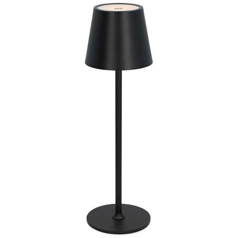 Lampada Da Tavolo Con Dimmer Tattile 1,8w 150lm 3000-6000k Ipx4 Ricaricabile, Nero - Foto 1