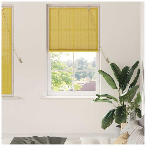 Tende e Tapparelle per Finestre con tende Giallo Bambù - Foto 2
