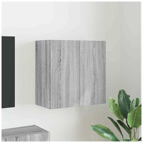 Mobile TV da parete Grigio Sonoma 59,5 x 31 x 60 cm - Foto 2