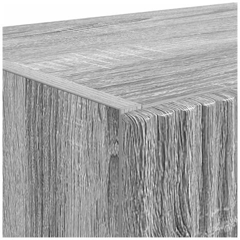 Mobile TV da parete Grigio Sonoma 59,5 x 31 x 60 cm - Foto 9