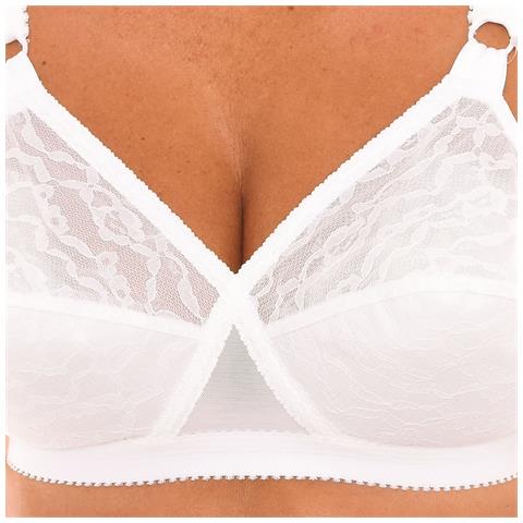 P0165 Reggiseno Donna In Pizzo, Senza Ferretto E Non Imbottito, Per Un Sostegno Naturale Del Seno - Foto 3