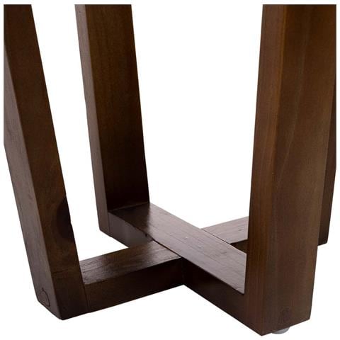 Tavolino In Legno E Madreperla Marrone D36x40h Cm - Foto 6