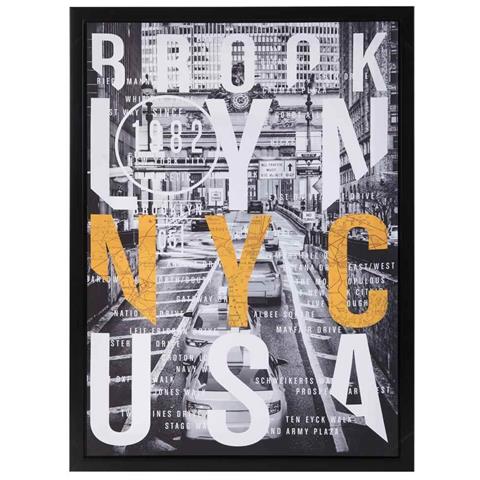 Quadro Tela Stampata Con Cornice 50x70x3 H - Foto 1