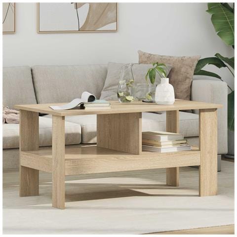 Tavolino da salotto Rovere Sonoma 90 x 50 x 45 cm - Foto 2