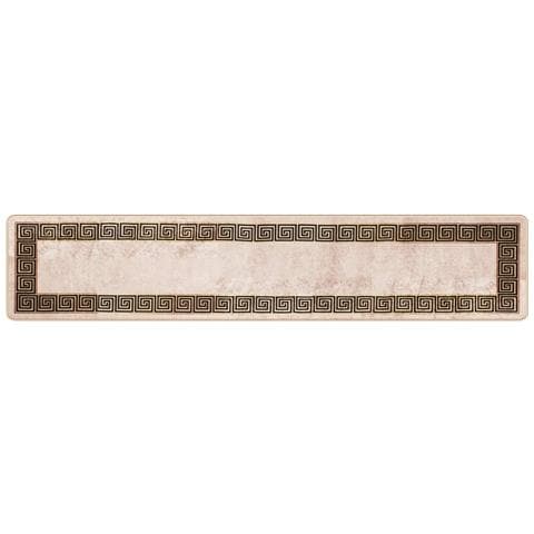 Runner Tappeto MARSA Nero 50 x 250 cm Poliestere e PVC - Foto 1