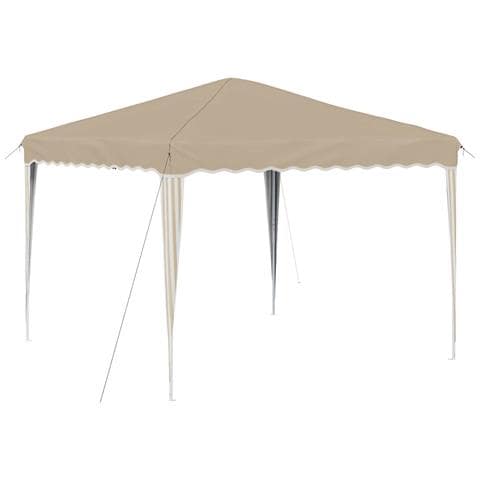 Tenda per feste a pop-up 288 x 288 x 245 cm Crema - Foto 1