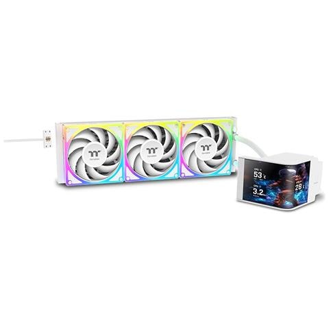 MAGCurve 360 Ultra Snow AIO ARGB Fan Scheda madre Kit di raffreddamento a liquido 12 cm Bianco 1 pz - Foto 1