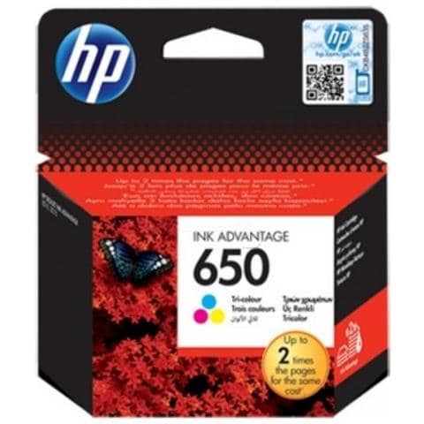 CZ102aE Cartuccia Ink Originale 650 a Colore Deskjet Ink advantage 2515/2515 Capacità 200 Pagine - Foto 2
