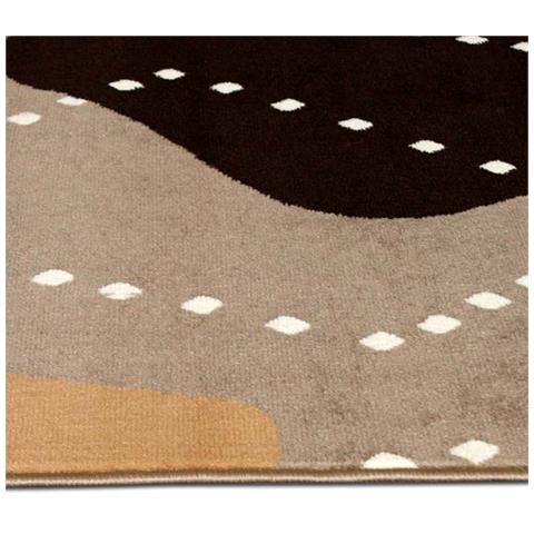 Tappeto moderno per arredo interno camera e salotto misura 120 x 170 beige - Foto 1