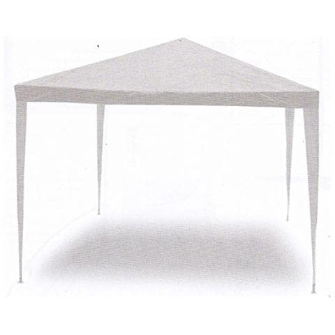 Gazebo Con Copertura Plastificata 2 X 3 Metri Bianco - Foto 2