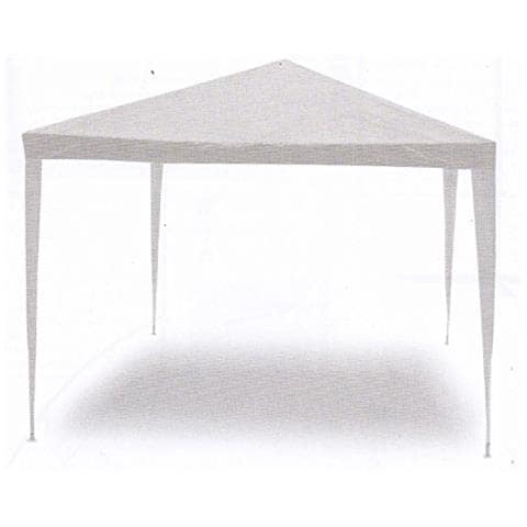 Gazebo Con Copertura Plastificata 2 X 3 Metri Bianco - Foto 1