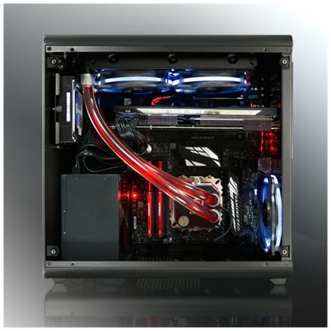 Case Thetis Midi Tower ATX Micro-ATX mini-ITX Colore Nero (con Finestra Laterale Trasparente)  - Foto 1