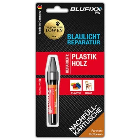 Light Curing Repair Gel - Complete Kit For Metal, Glas & Stone - Refill Stick Redbrown - Foto 1