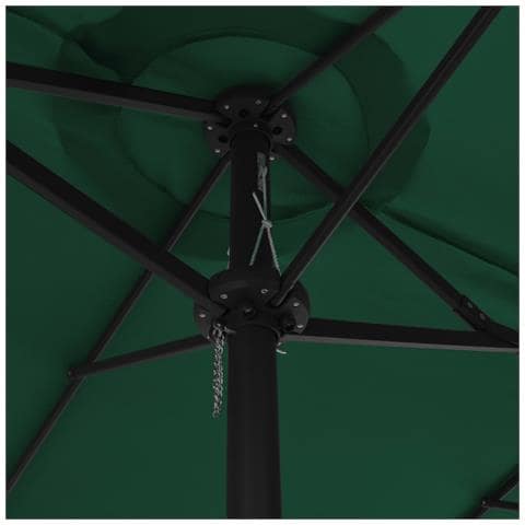 Ombrellone Da Esterni Con Palo In Alluminio 460x270 Cm Verde - Foto 2