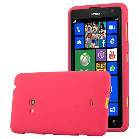 Custodia Compatibile Con Nokia Lumia 625 In Frost Rosso - Coperchio Protettivo In Silicone Tpu Flessibile - Foto 1