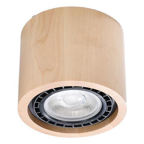 Faretti Da Incasso Rotondi A Filo Luce In Legno Naturale Gu10 - Foto 1