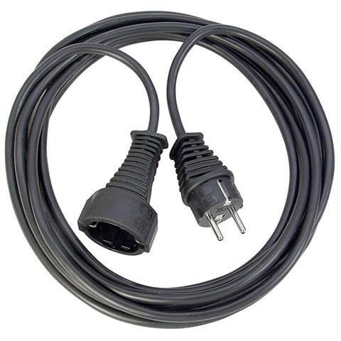 H05VV-F 3G1,5, Maschio / femmina, 2m, Nero - Foto 1