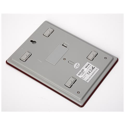 AD 3138 Da tavolo Rettangolo Bilancia da cucina elettronica Rosso - Foto 2