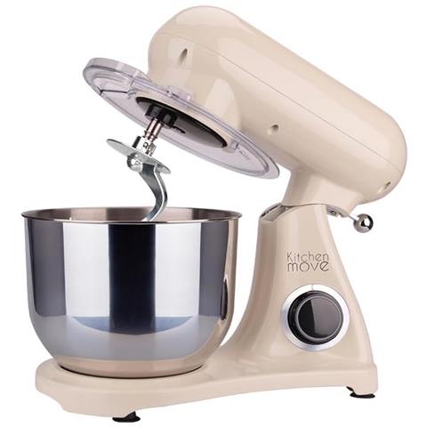 Robot Pasticcere Multifunzione Elton Bat-1522 - Crema Avorio - 1800 W - Ciotola Inox 6,5 L - Foto 4