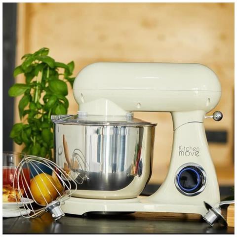 Robot Pasticcere Multifunzione Elton Bat-1522 - Crema Avorio - 1800 W - Ciotola Inox 6,5 L - Foto 1