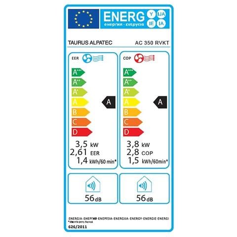 Condizionatore Reversibile Mobile 3500w 35m2 Con Kit - Ac350rvkt-1 - Foto 2