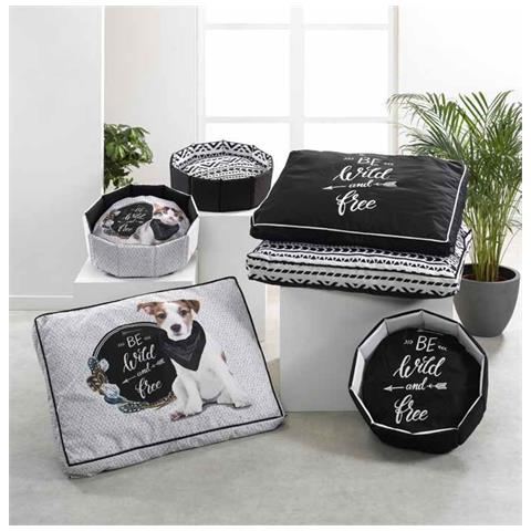 Tana Per Cani E Gatti Con Cuscino Estraibile Superhero, Ø 48 Cm, Asterischi - Foto 2