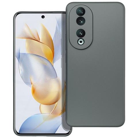 Custodia Tpu Silicone Cover Case Per Honor 90 Pro 5g Grey - Foto 1