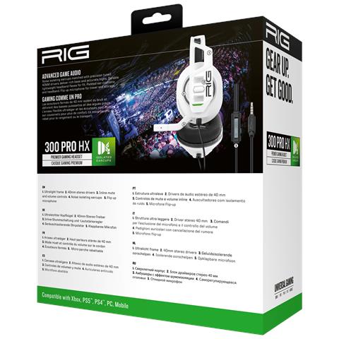 RIG 300 PRO HX Auricolare Cablato A Padiglione Gaming Bianco - Foto 10