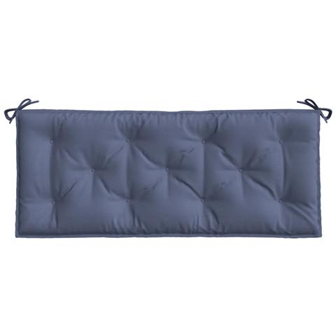 Cuscino Panca Giardino Blu Marino 120x50x7cm In Tessuto Oxford - Foto 2