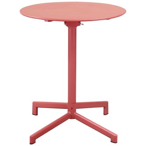 Tavolo Tondo Ø60 Cm Chiudibile Da Esterno Per Bar E Pub Salvaspazio Con Struttura E Piano In Acciaio Bazar - Foto 1