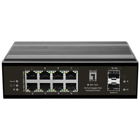 IGP-1031 switch di rete Gigabit Ethernet (10/100/1000) Supporto Power over Ethernet (PoE) Nero - Foto 1