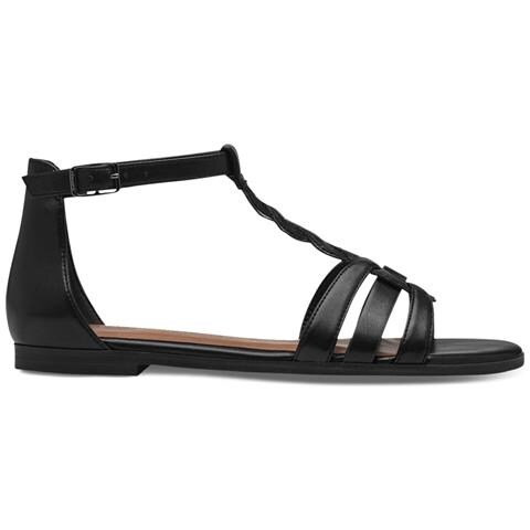 Black Casual Open Sandals Sandali Sintetico E Tessile Scarpe Donna Nero Eu 36, 1-28130-42 001 - Foto 2