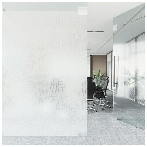 Pellicola Per Finestra Smerigliata Motivo Stella 45x500 Cm Pvc - Foto 3