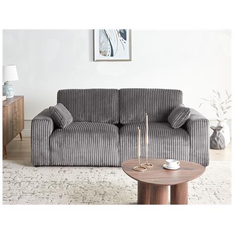 3 Posti Sandora Velluto A Coste Grigio - Foto 1